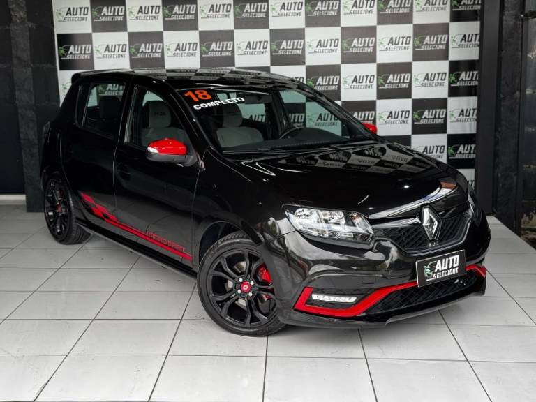 RENAULT - SANDERO - 2017/2018 - Preta - R$ 65.900,00