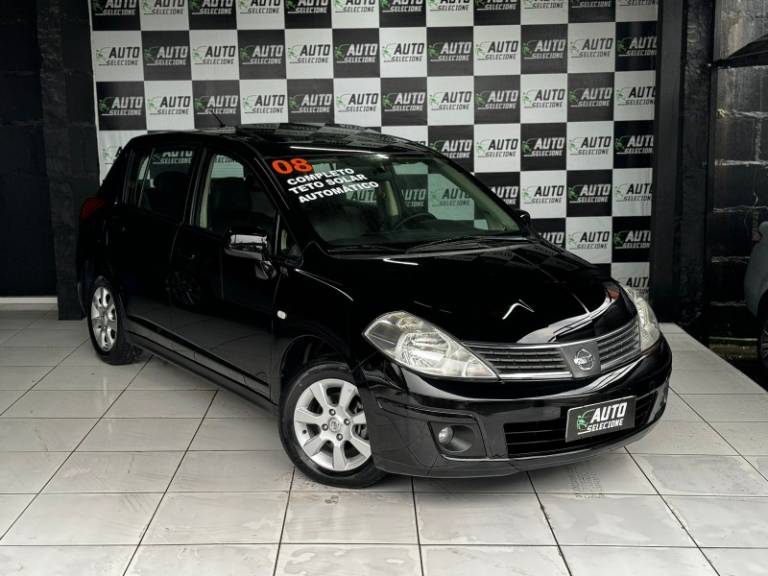 NISSAN - TIIDA - 2008/2008 - Preta - R$ 33.900,00