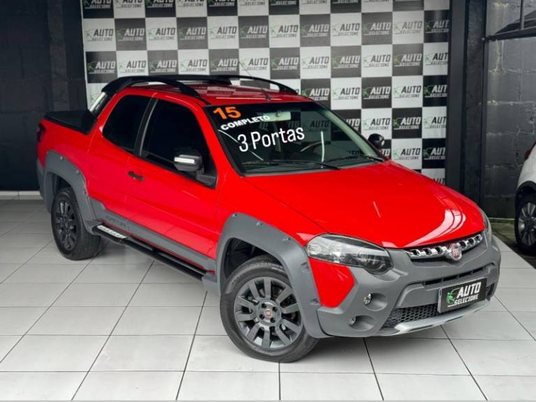 FIAT - STRADA - 2014/2015 - Vermelha - R$ 65.900,00
