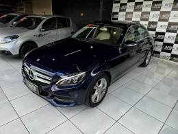 MERCEDES-BENZ - C 180 - 2014/2015 - Azul - Sob Consulta