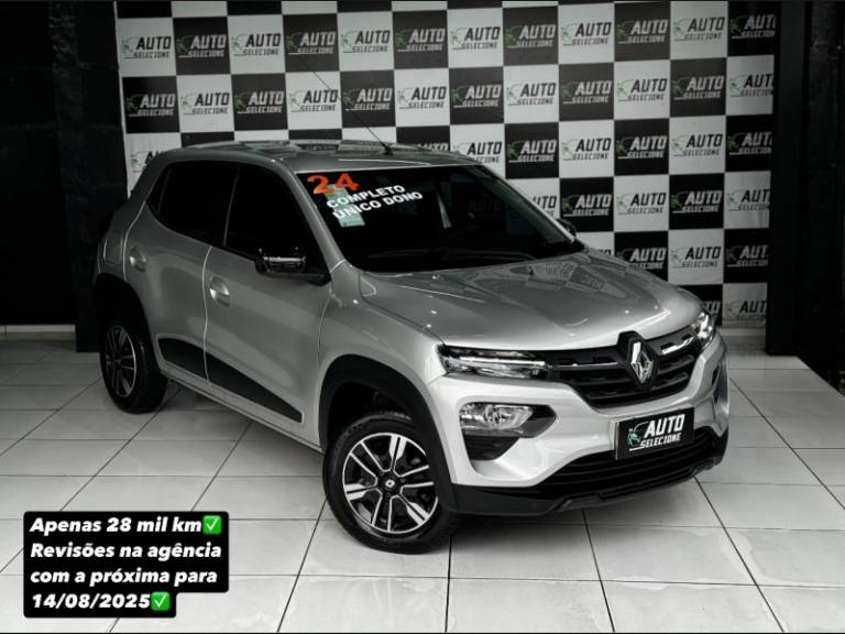 RENAULT - KWID - 2023/2024 - Prata - R$ 62.900,00